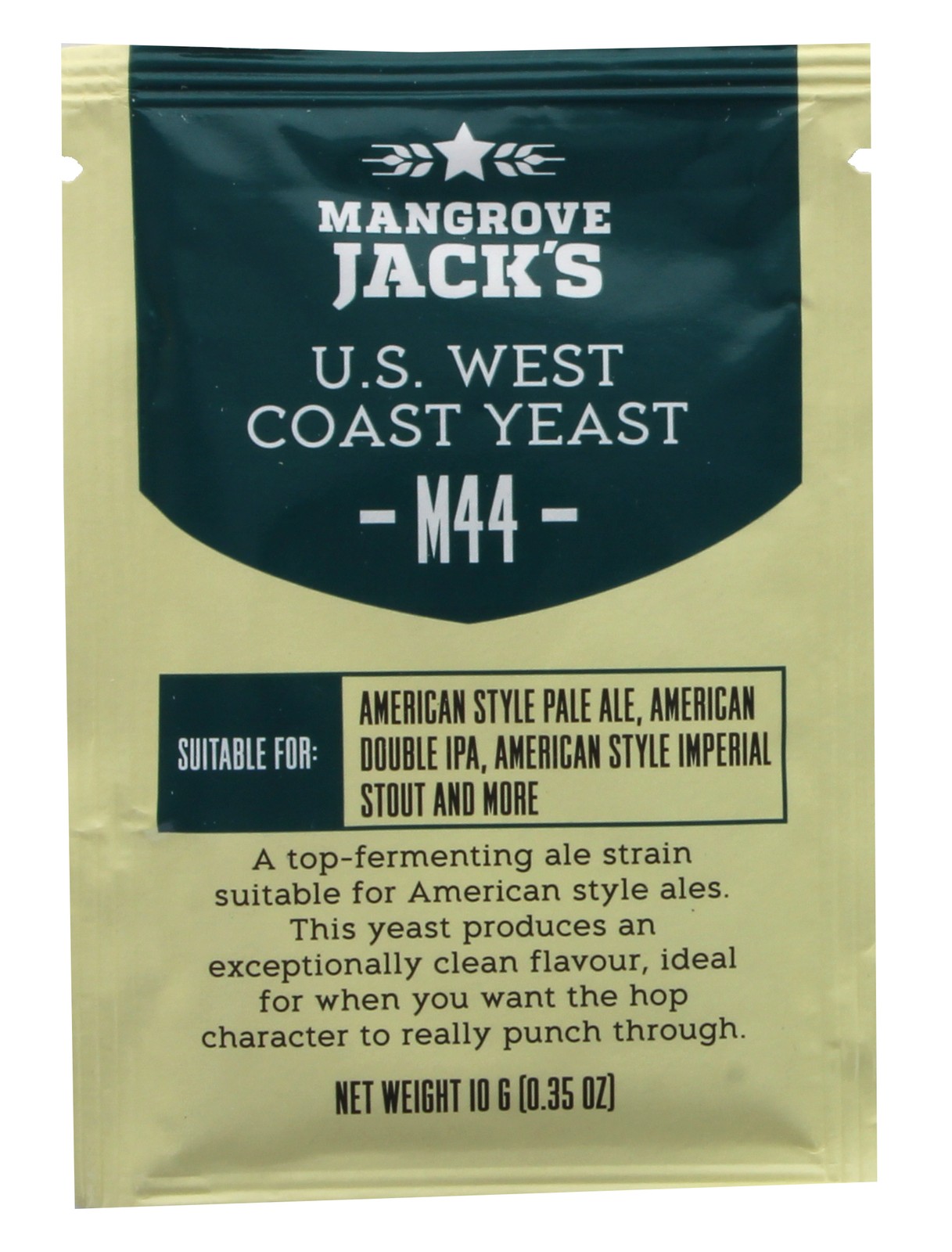 Mangrove Jack's Craft Series Yeast M44 US West Coast 10g