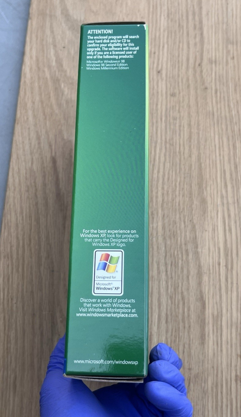 NEW Microsoft Windows XP Home Edition Service Pack 2 Upgrade Edition Big Box