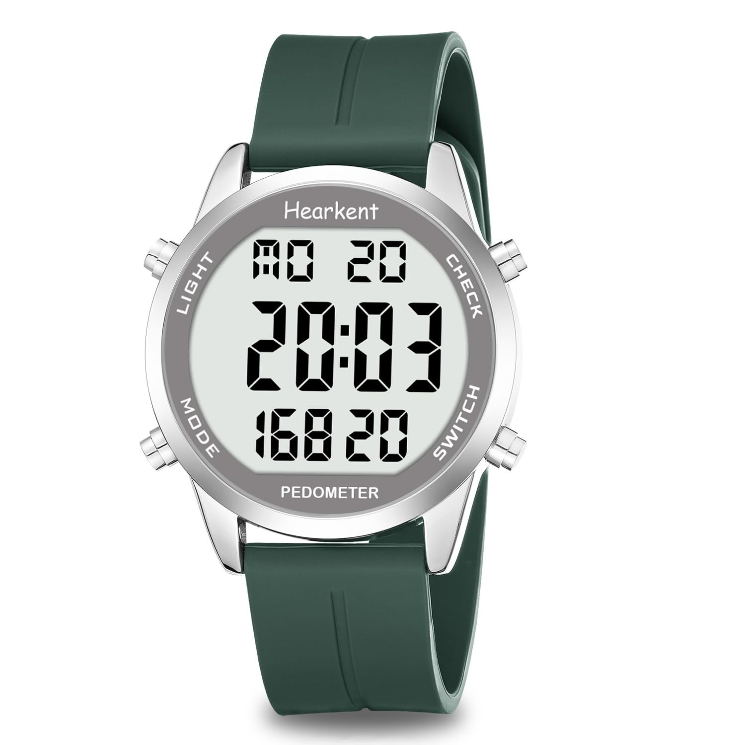Pedometer Watch for Walking for Senior No App Required with Steps Calories Co...