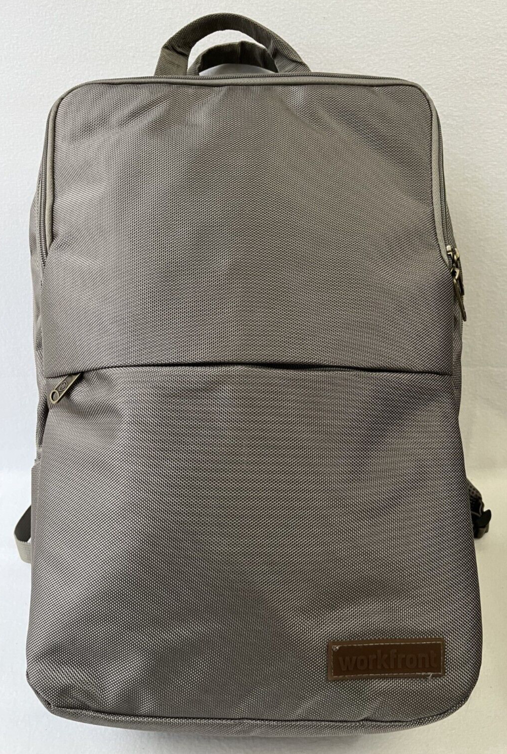 Workfront Backpack Gray Laptop Compartments
