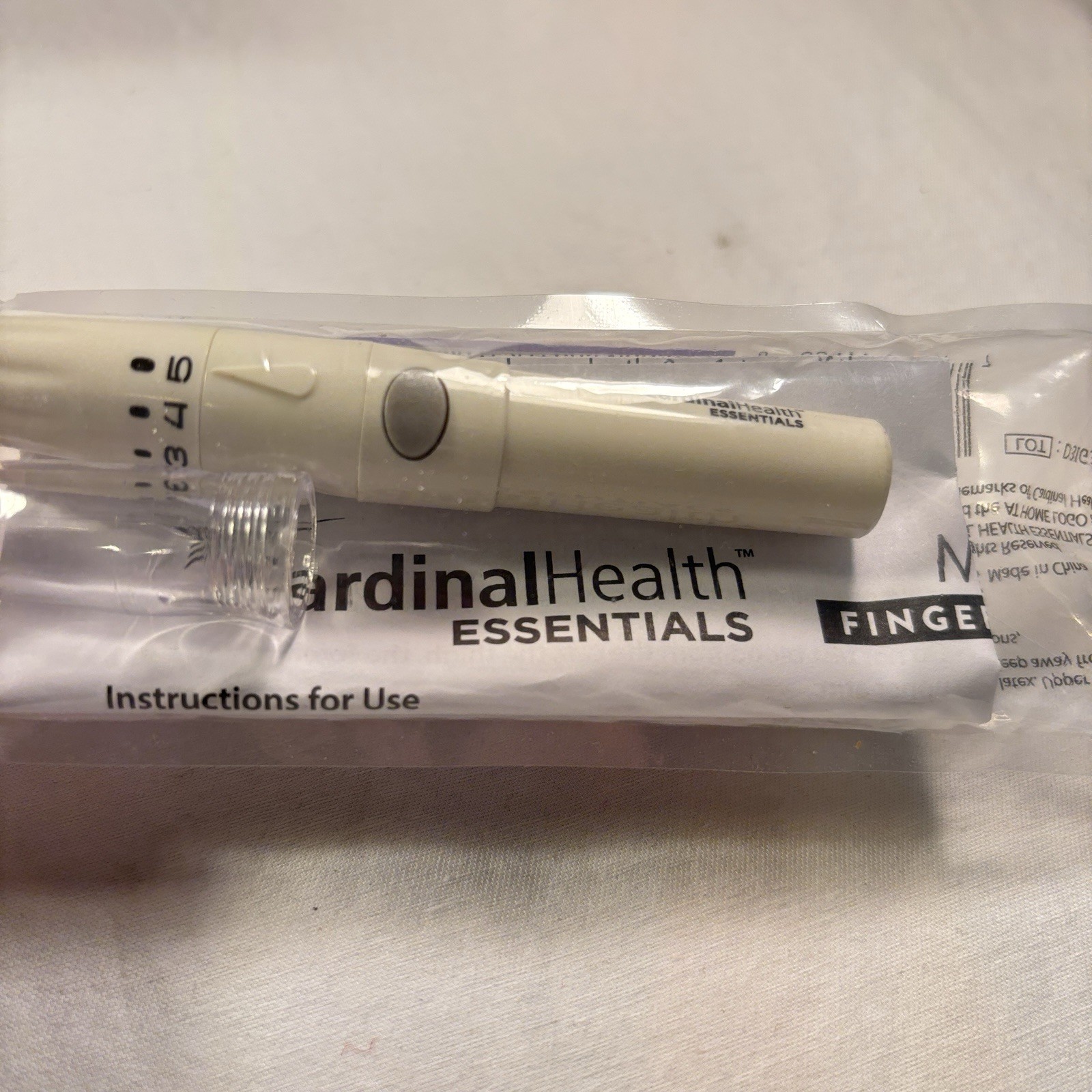 Cardinal Health Lancing Device Sealed Package Mini