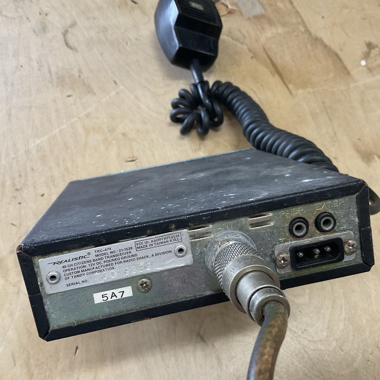 Vintage Realistic Cb Radio bp52