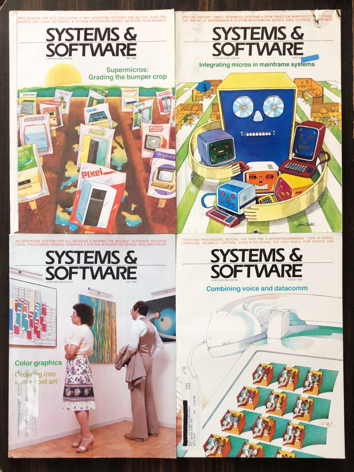 1983 Systems & Software Magazine - Lot of 6