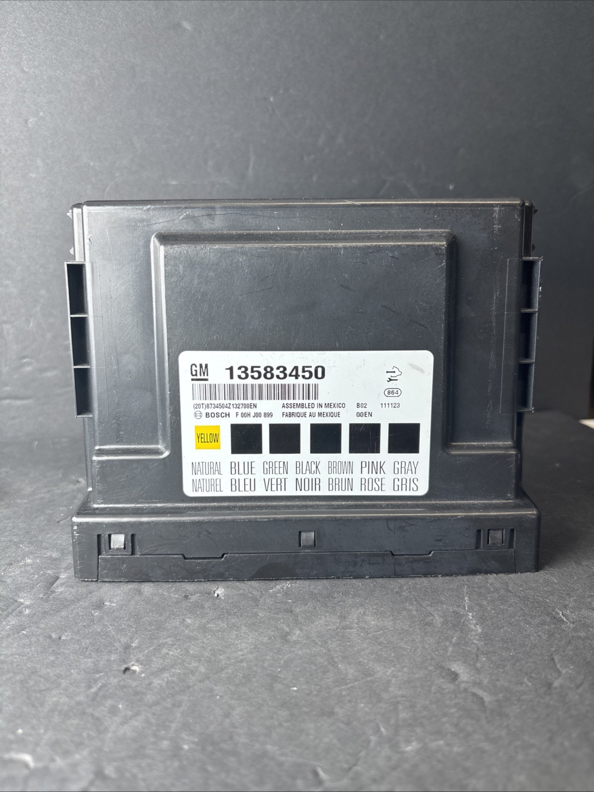 BCM BCU GM BUICK CADILLAC CHEVROLET GMC 13583450