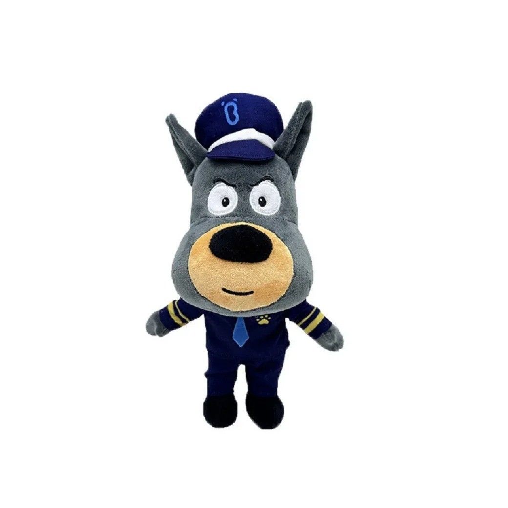 New Sheriff Labrador Dog Plush Toy Security Sergeant Labrador Wolf Dog Cartoon