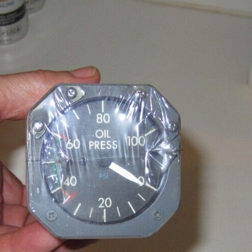 AIRCRAFT GAUGE BOEING SEL-0C4G INDICATOR OIL PRESSURE BNN-3266 AR/REPAIRABLE