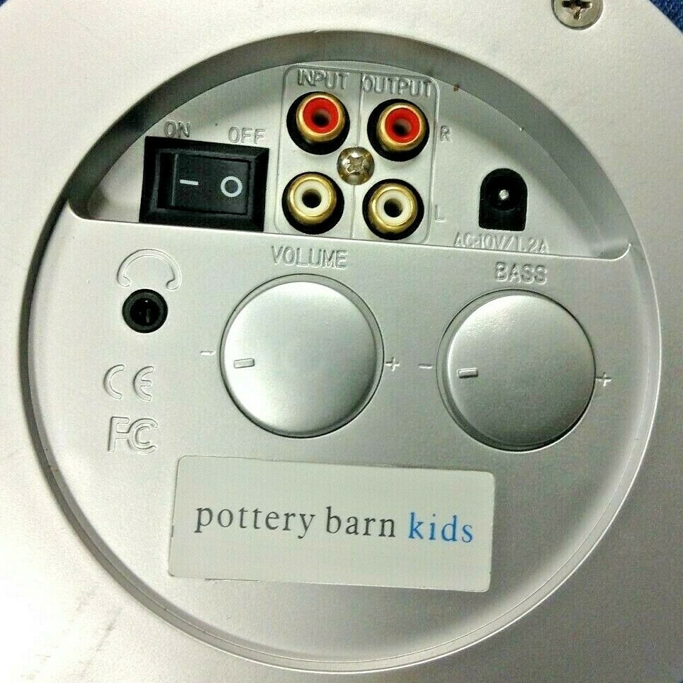 Red Pottery Barn Kids Teen Ipod Ichair Music Itunes Auxiliary Chair Beanbag
