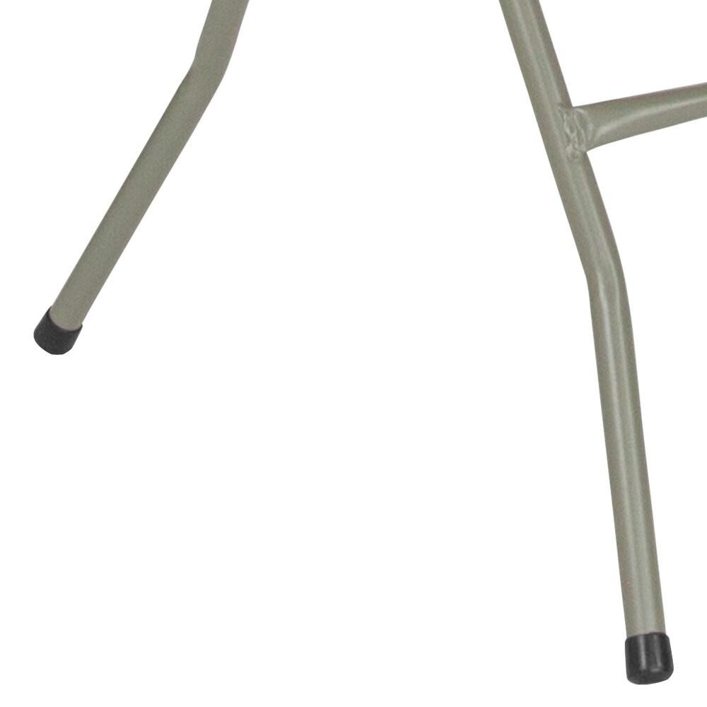 1.95-Foot Square Rattan Plastic Folding Table - Outdoor Event Table