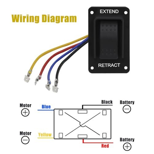387874 Replacement Power Stabilizer Extend/Retract Switch with 387874 2pack