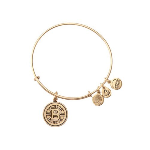 Boston Bruins Alex and Ani Spoked B Gold Bracelet TD Garden Exclusive New