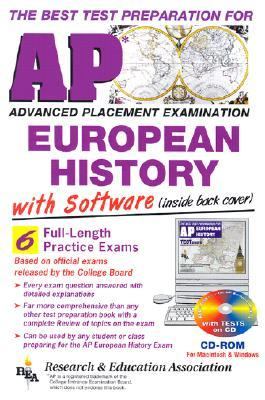 AP European History w CD-ROM (REA) - The Best Test Prep for the AP  - VERY GOOD
