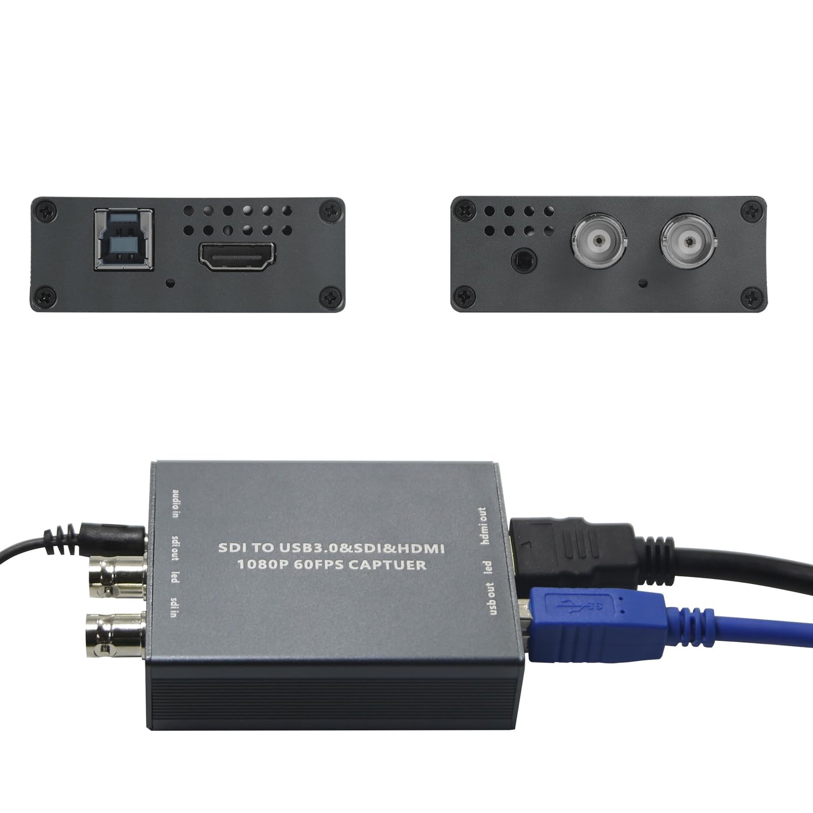 HDMI Capture Card, HDMI SDI to USB3.0 Video Papture Card 3G-SDI 1080P 60FPS V...