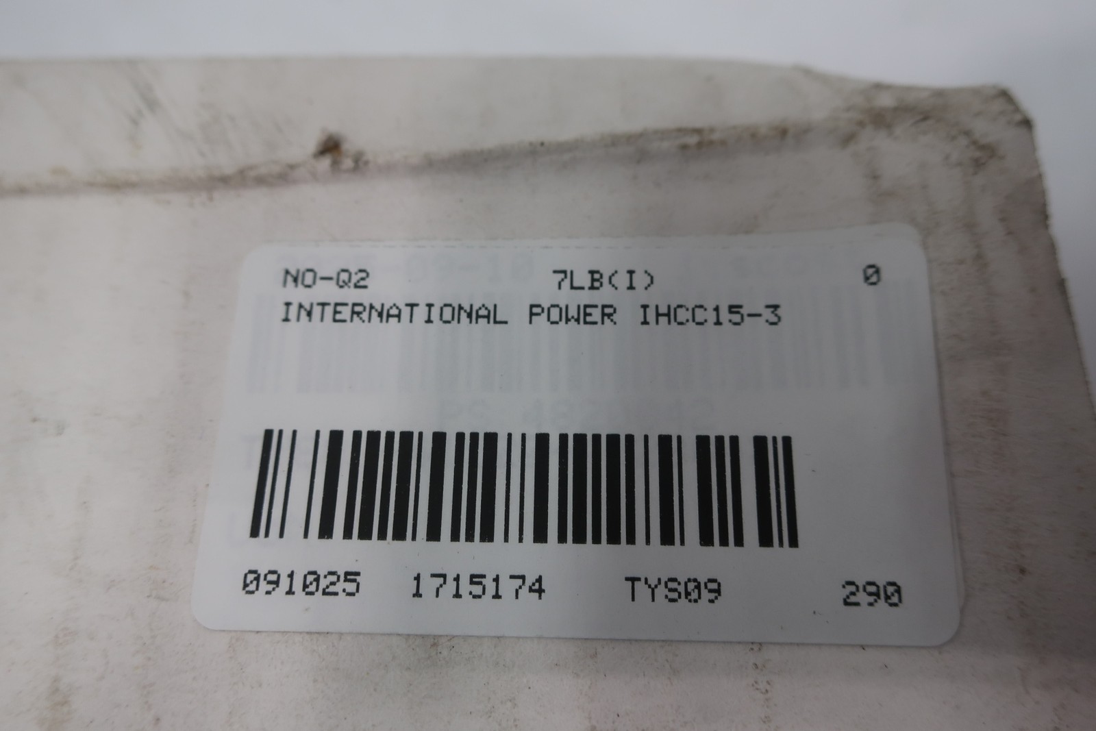 International Power IHCC15-3 Power Supply 120v-ac 240v-ac 3.4a Amp 15v-dc