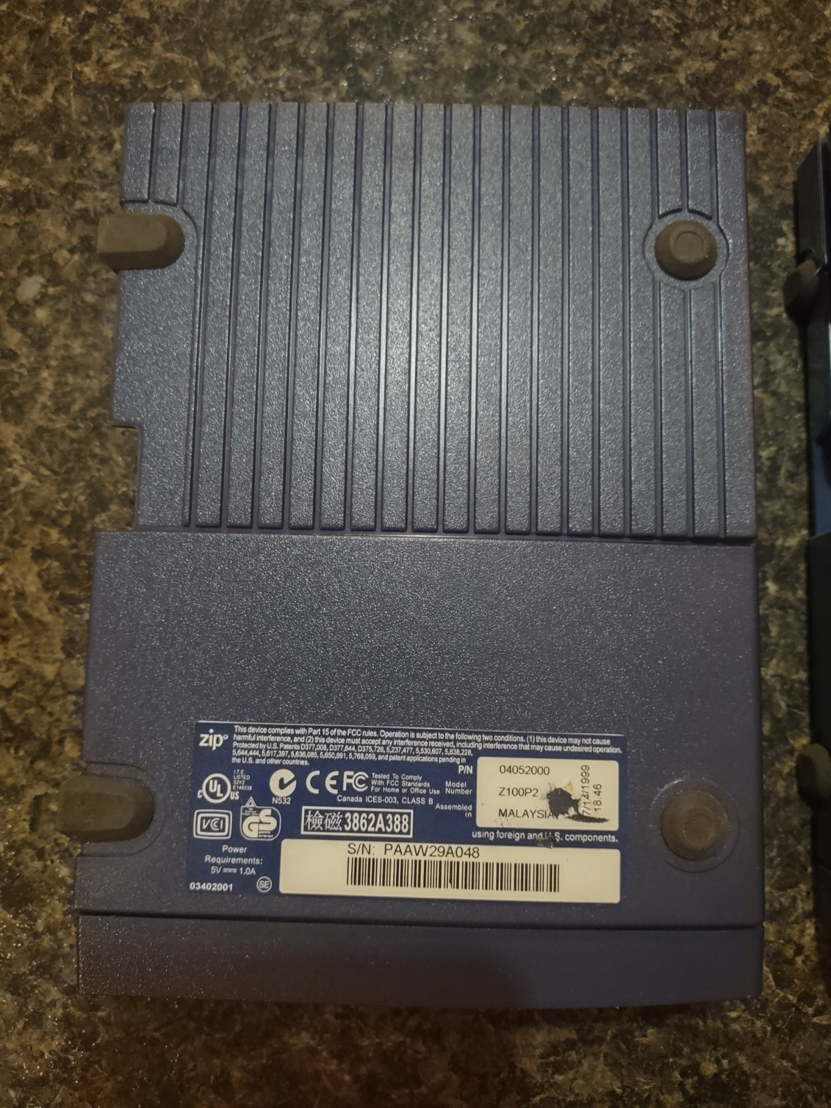 Iomega Zip Drives, Disc, Cord - used