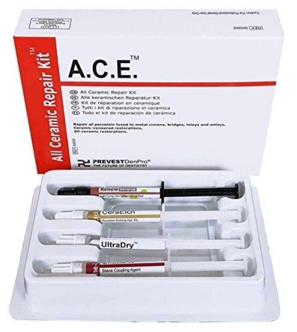 Dental A.C.E Ceramic Repair Kit for intraoral repairs of ceramic and composite