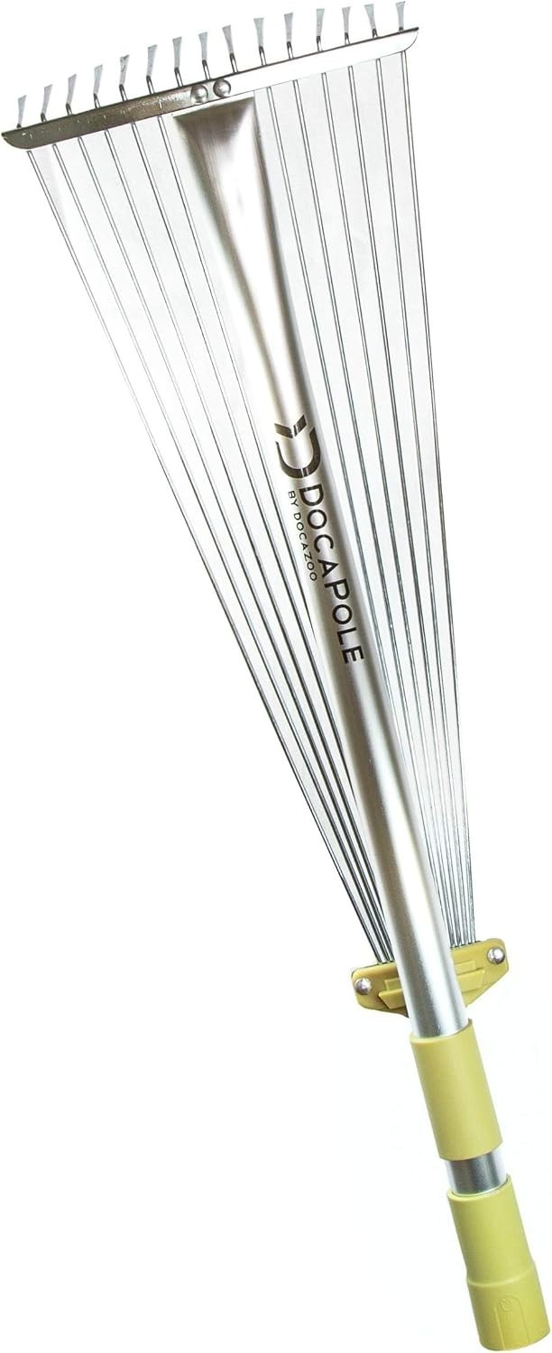 DocaPole Expandable Roof Rake Attachment Head Only Silver Stainless Steel NIB