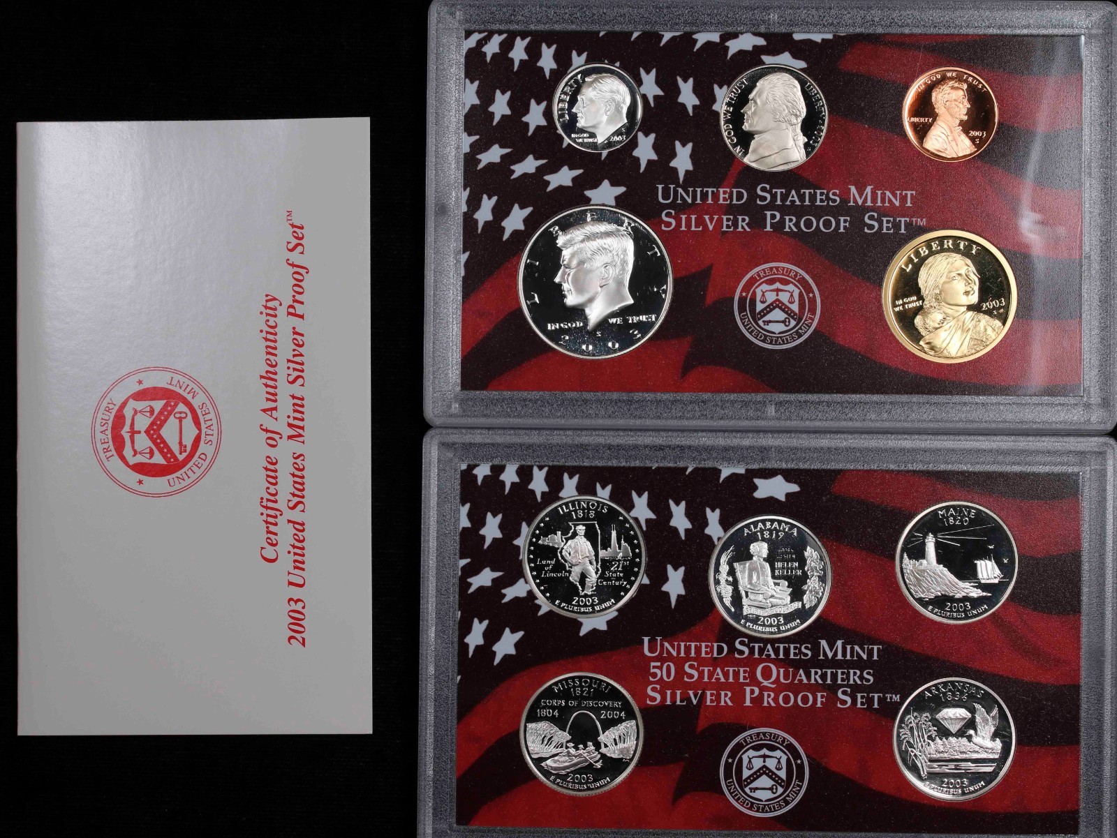 2003 U.S Mint Silver Proof Set  #B339