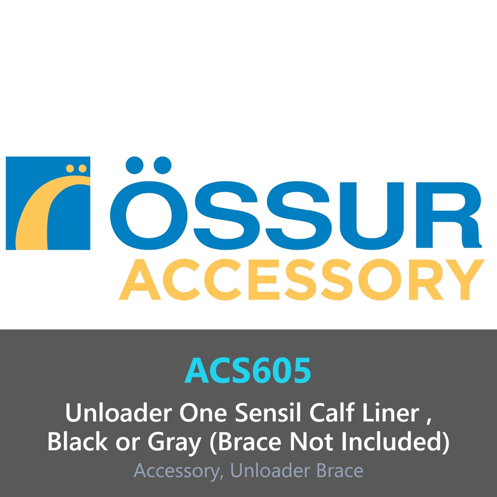 Ossur Sensil Calf Liner for Unloader One Knee Brace (Brace Not Included)