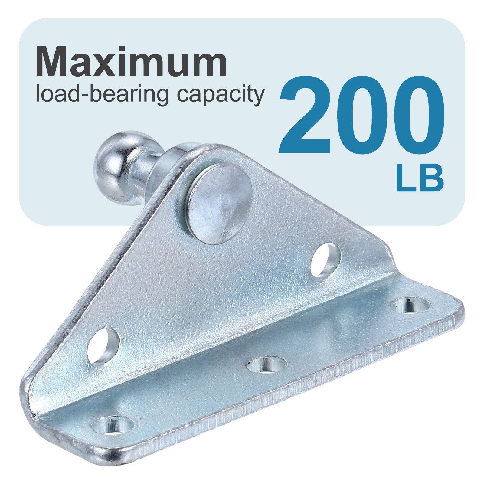 10MM Ball Stud Mounting Bracket, 4PCS Gas Struts Mounting Bracket
