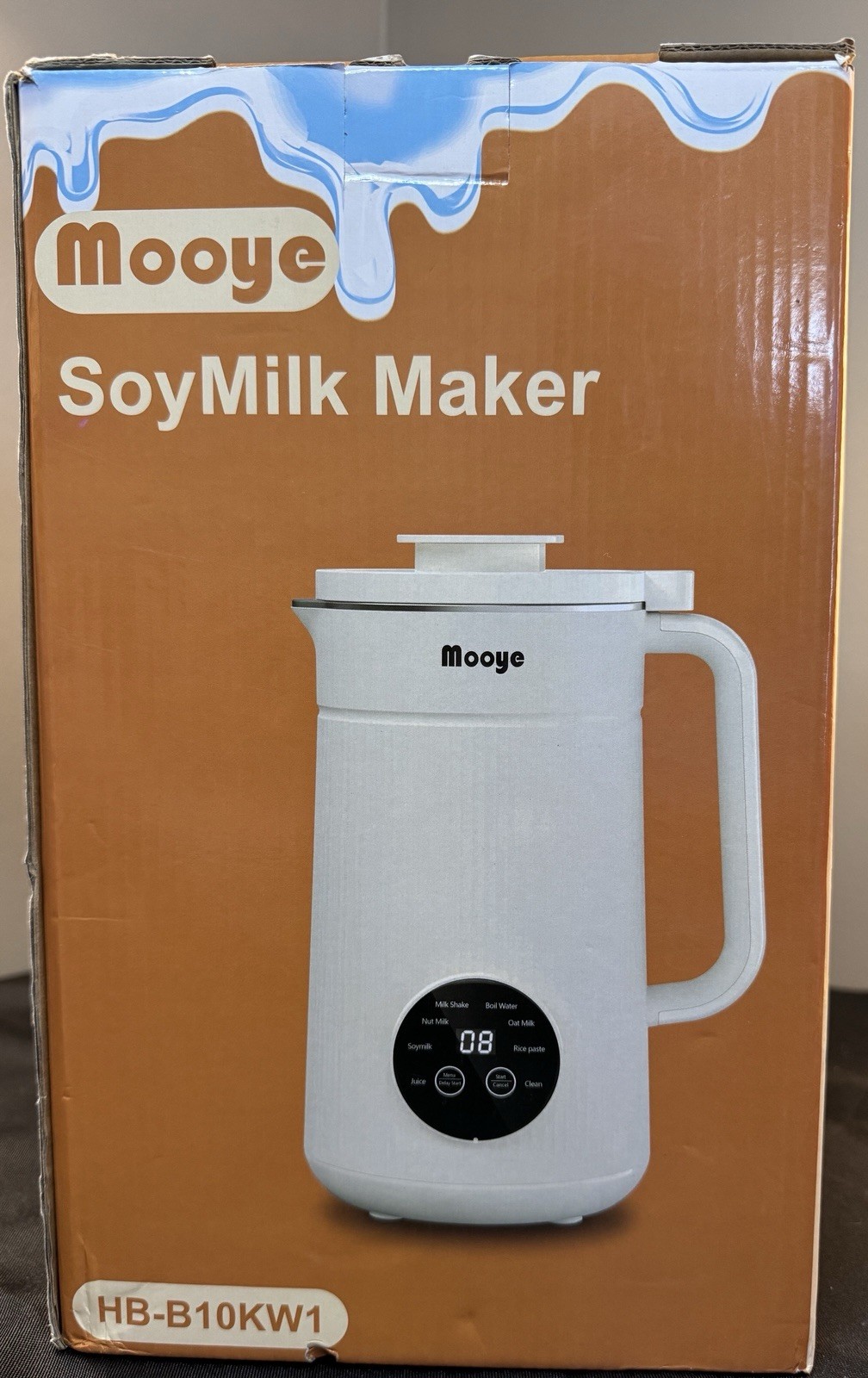Mooye Soy Nut Milk Maker HB-B10KW1 Large Capacity