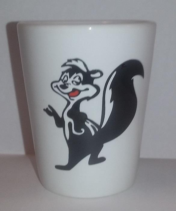 Pepe Lepew 1½oz. White Shot Glass