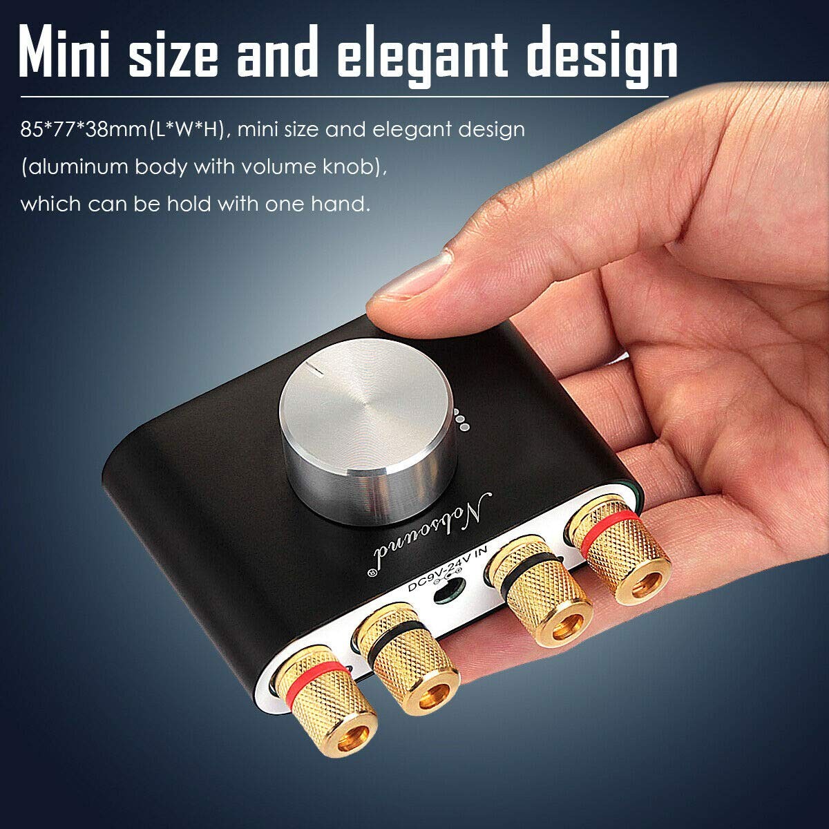 Mini Bluetooth Power Amplifier Stereo Hi-Fi Digital Amp 2.0 Channel