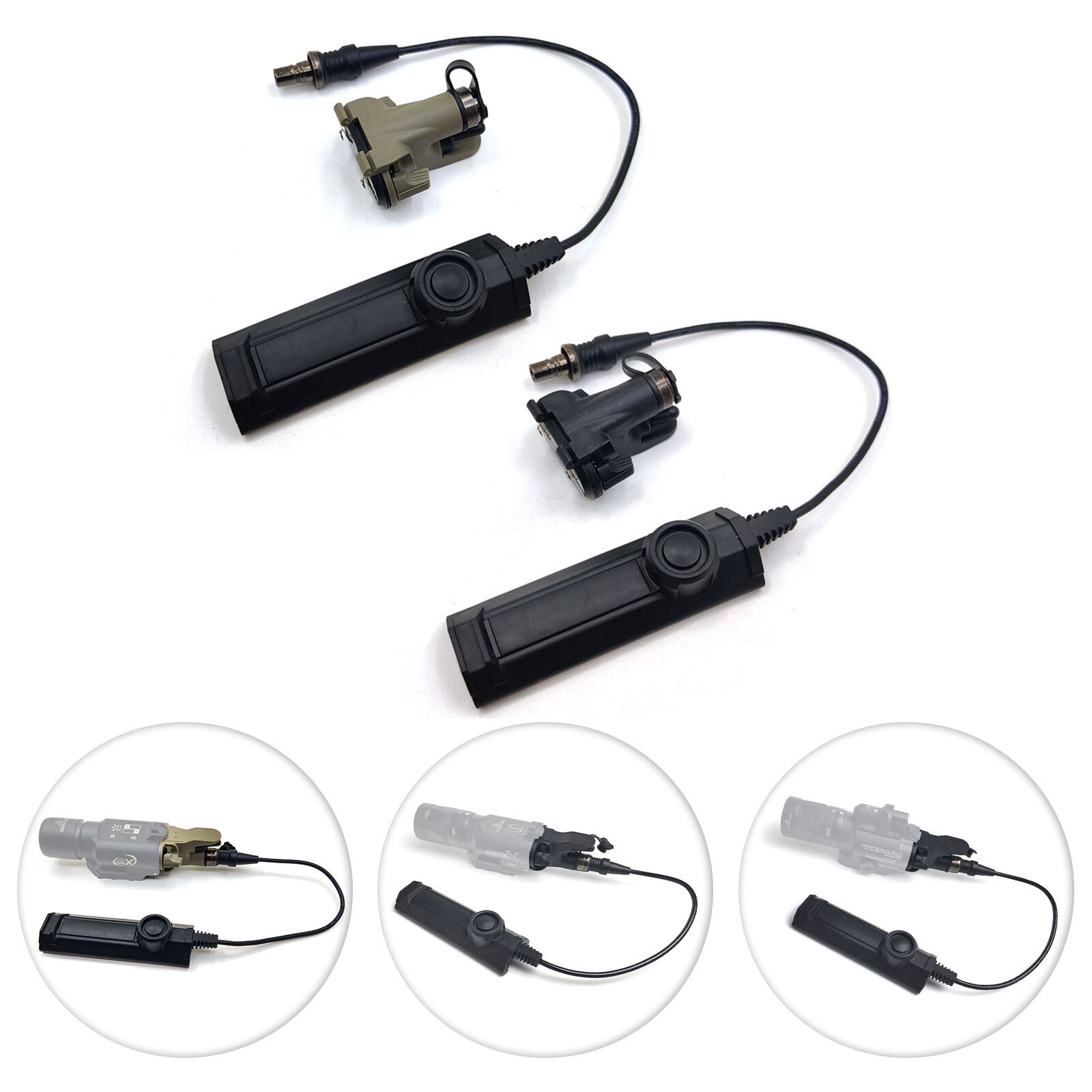 Hunting Light Tailcap Remote Pressure Dual Switch For X300U-B X300-B X400V X400U
