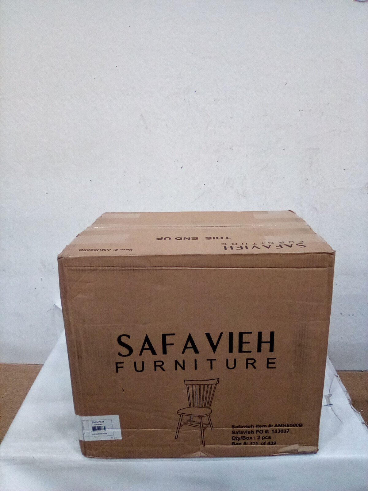 Safavieh PARKER SPINDEL SIDE CHAIR, Reduced Price 2172728539 AMH8500B