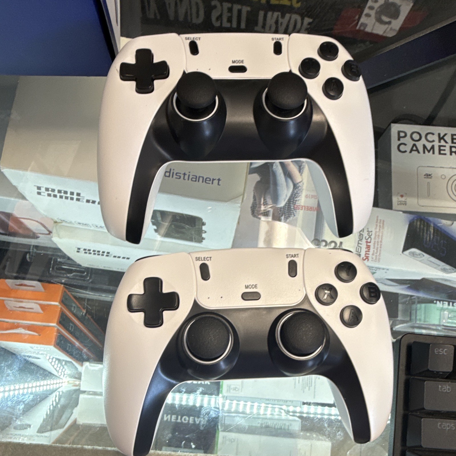 Game Stick Pro 4K UHD HDMI Microconsole w/ Wi-Fi, 2.4G Wireless Controllers