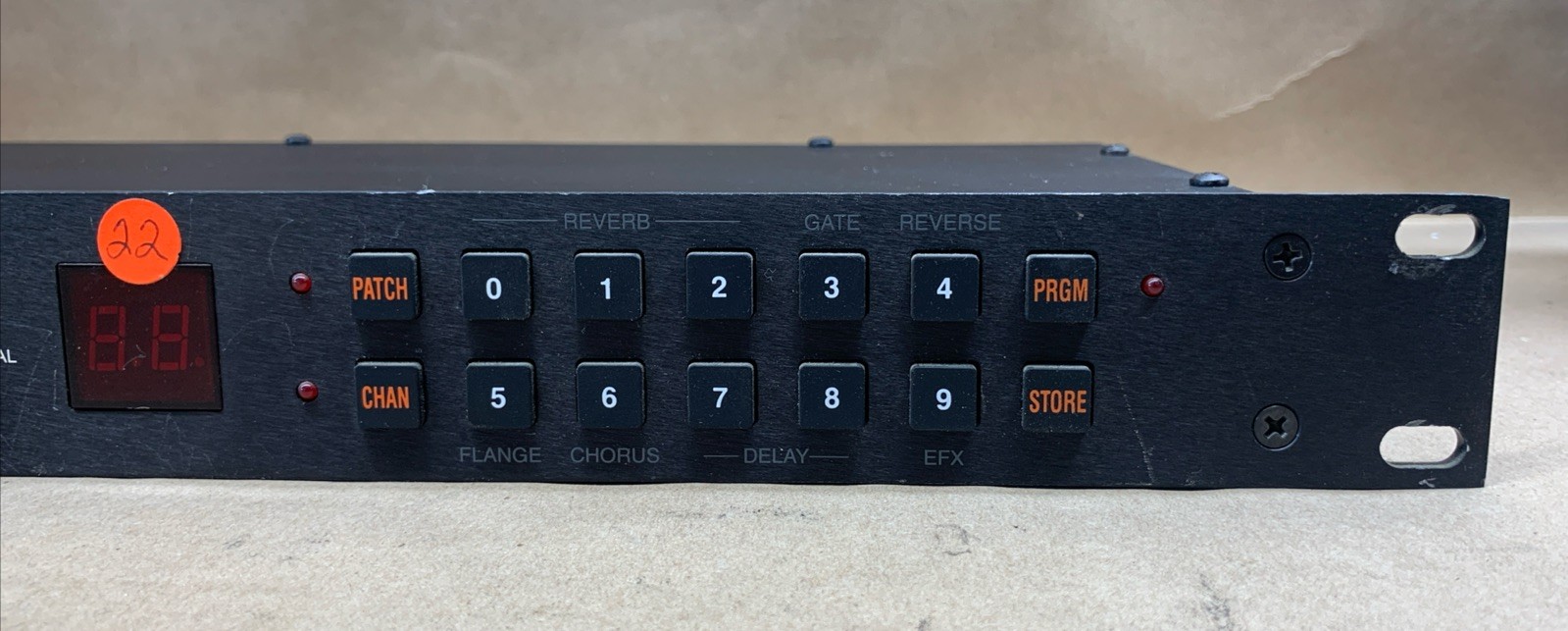 ALESIS MIDIVERB II 16 Bit Digital Effects Processor No Adapter- TESTED WORKING