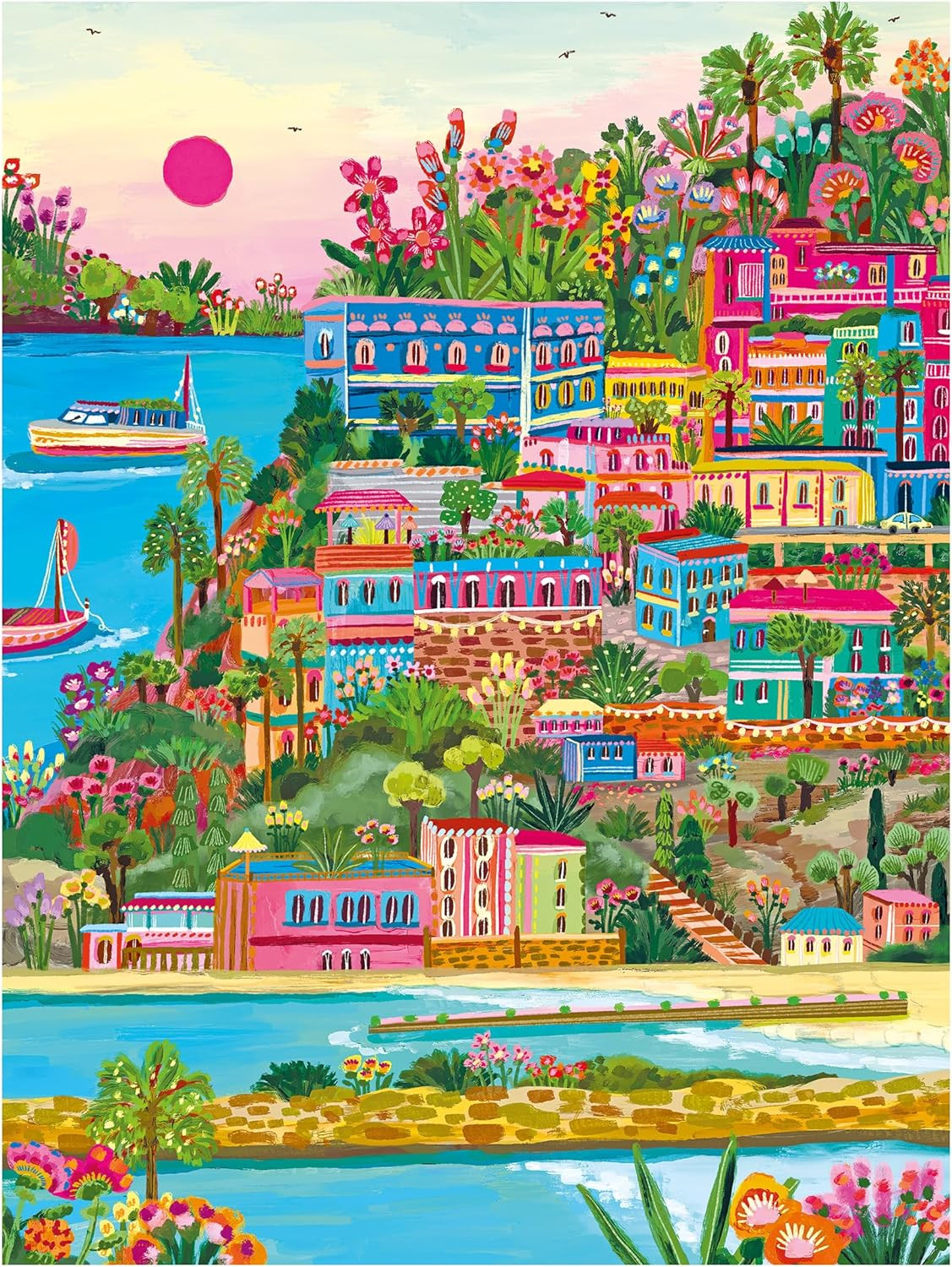 Roseart - Millie Illustrates - Puglia, Italy 300 Piece Jigsaw Puzzle NEW SEALED