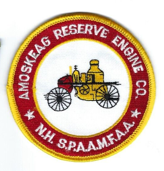 Amoskeag Reserve Engine Co. New Hampshire NH SPAAMFAA patch - NEW!