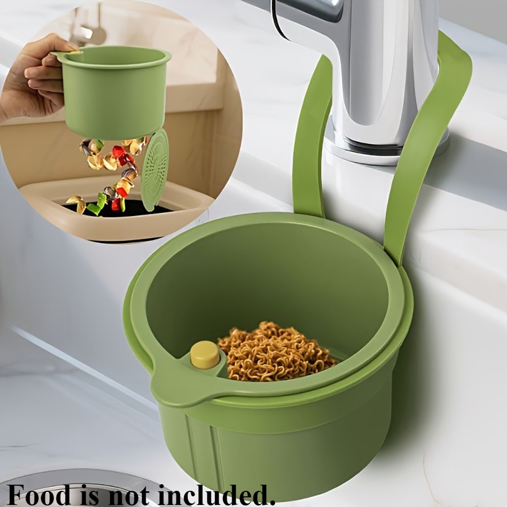 Push-Type Kitchen-Friendly Reliable Push-Type Self-Cleaning Sink Strainer Basket