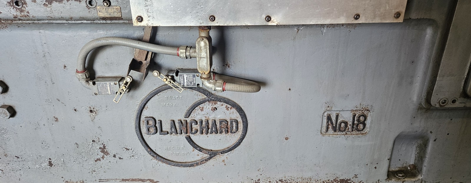 36" BLANCHARD MODEL NO.18 VERTICAL SPINDLE ROTARY SURFACE GRINDER MODEL: NO.18