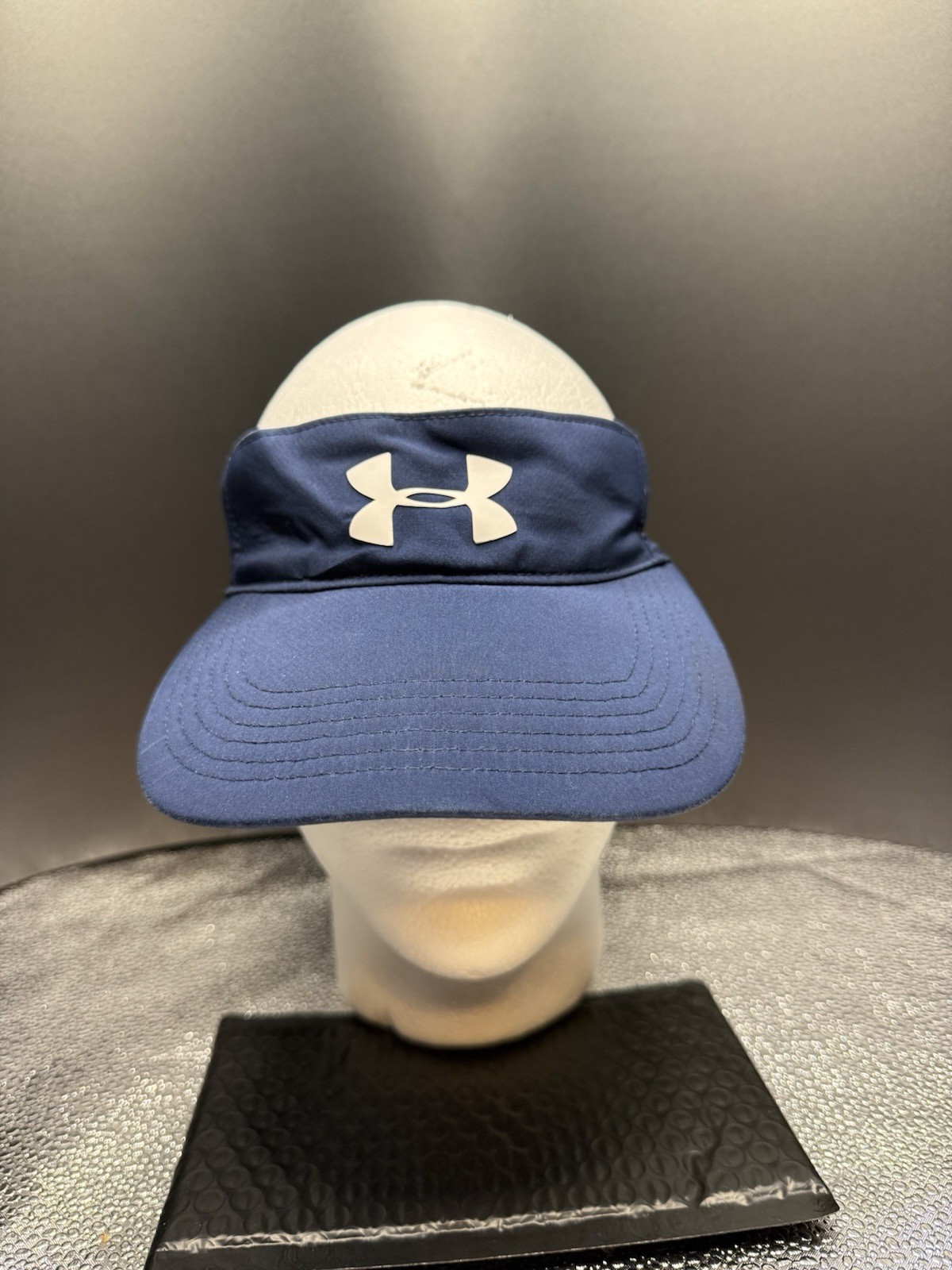 Under Armour UA Headline Golf Visor Blue White Adjustable Hat