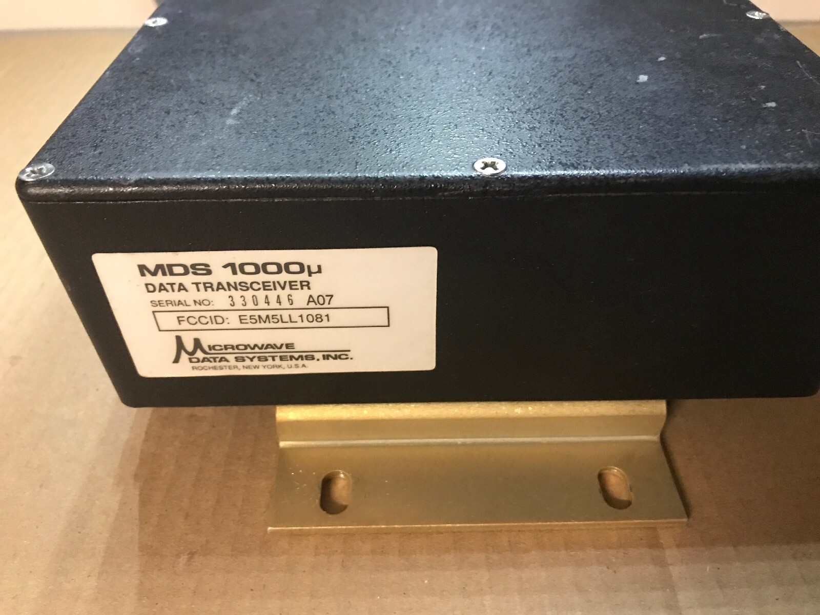 Microwave Data Systems MDS 1000u Smart Data Transceiver E5M4LL1081