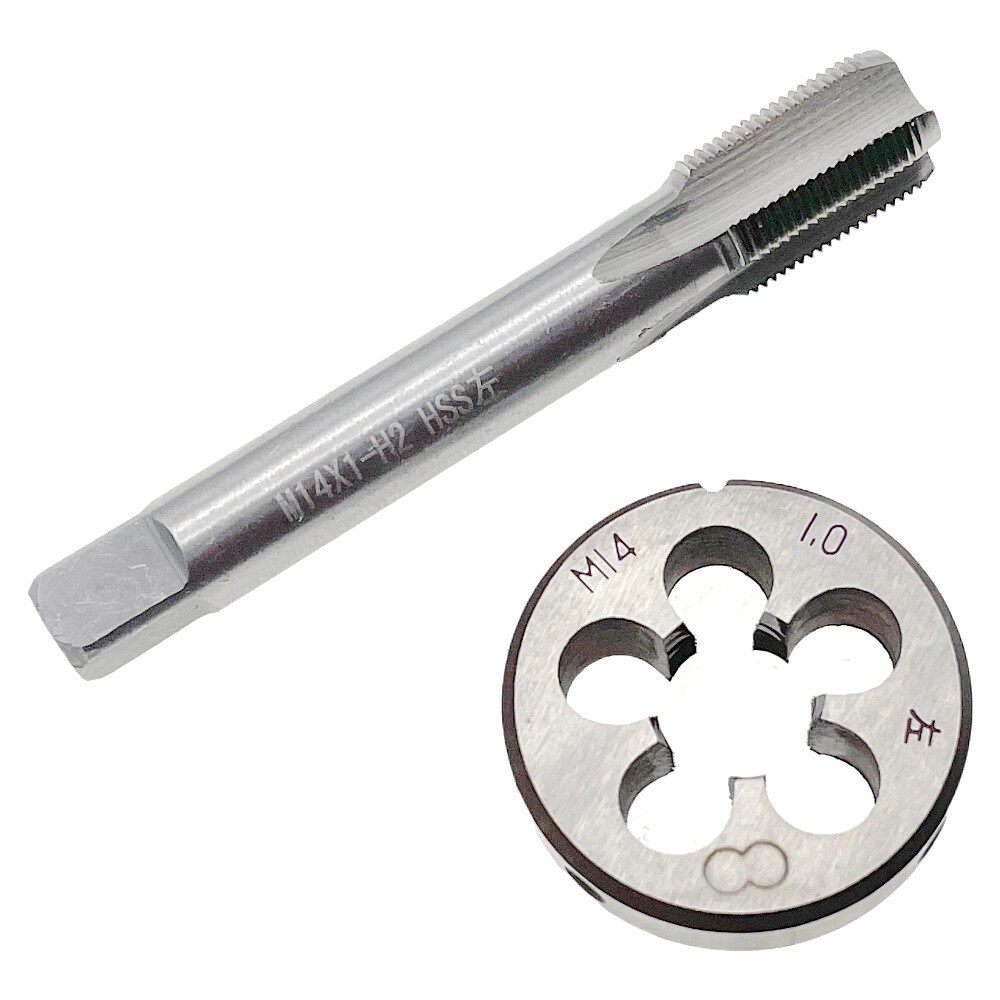 M14 x 1 Tap & Die Set LH Left Hand Tool Machine M14x1 Metric Thread Tap Die TOOL