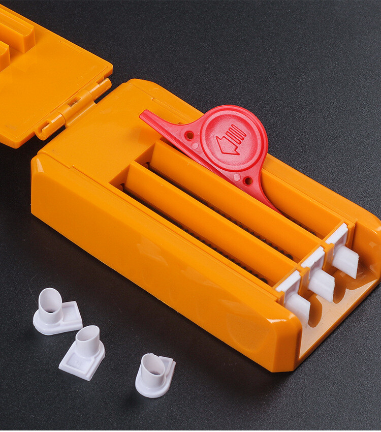 84mm Manual Triple Cigarette Tube Injector Roller Maker Rolling Machine