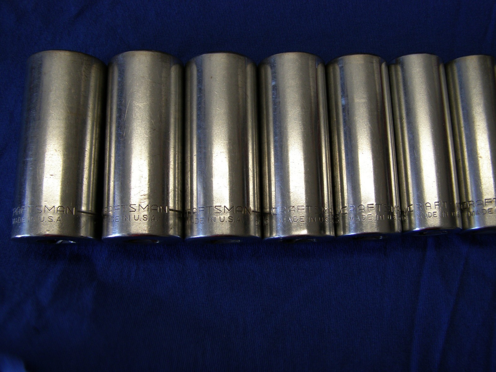 Craftsman 1/2" Drive SAE 12 Piece DEEP Socket Set USA Made