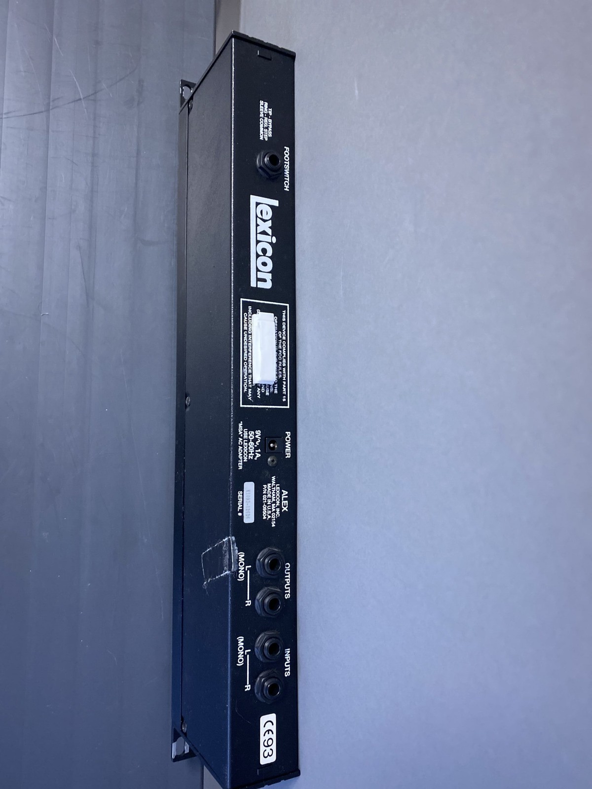 Lexicon Alex Digital Effects Processor