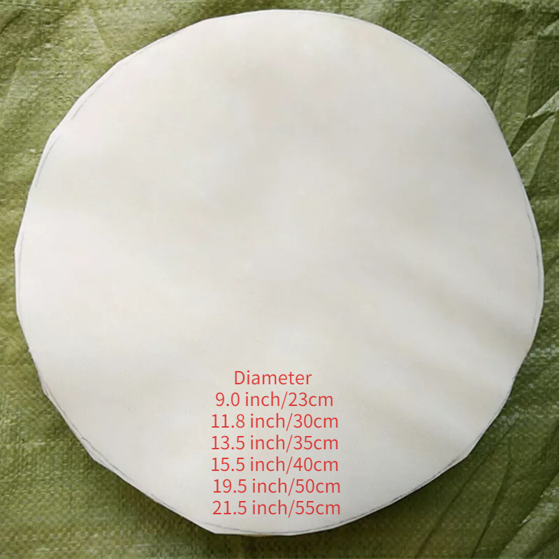 1X Goat Skin Djembe Drum Head Replacement Flat Round African Drums Accessory