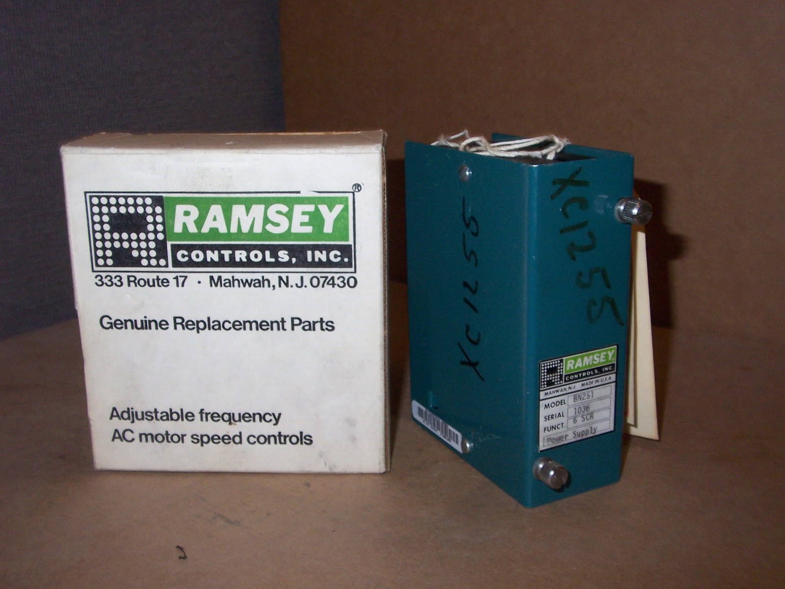 RAMSEY CONTROLS BN251 6 SCR POWER SUPPLY