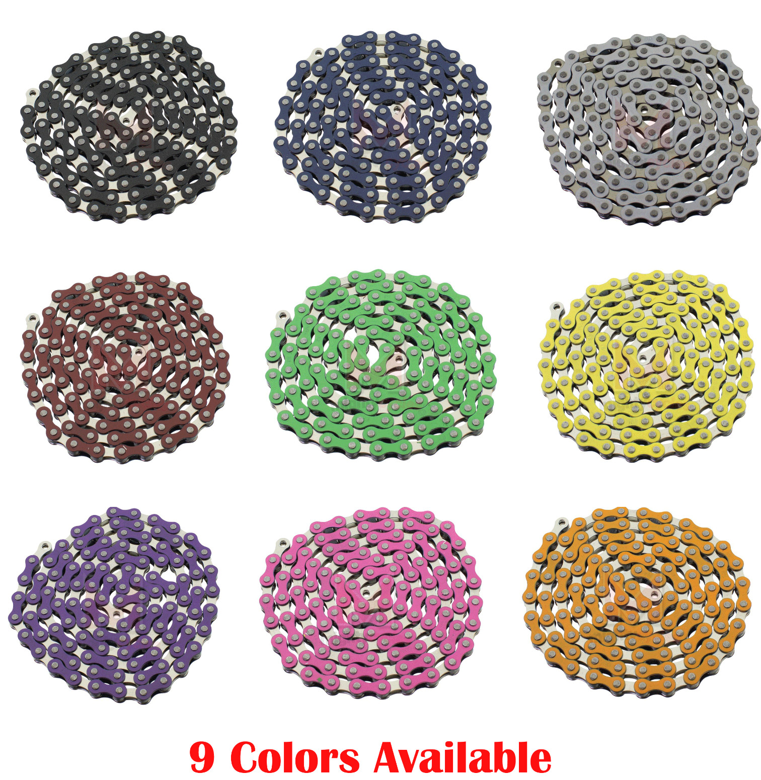 NEW YBN Single Speed Bicycle Chain 1/2"X1/8" 112L BMX Freestyle Yaban Bike Chain