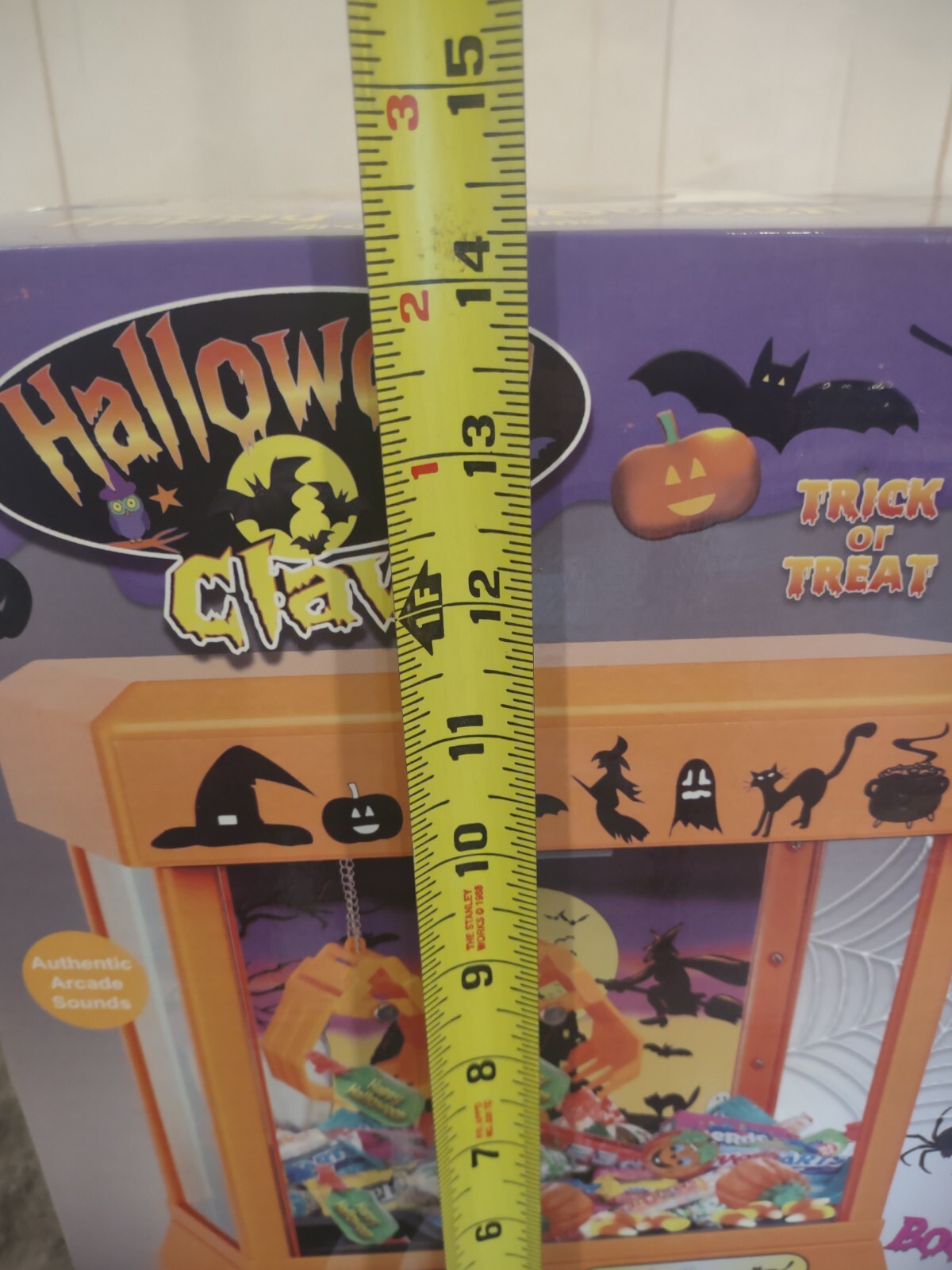Halloween Claw Candy Carnival Style Prizes Mini Arcade Game Arcade Sound 🎃🧟👻