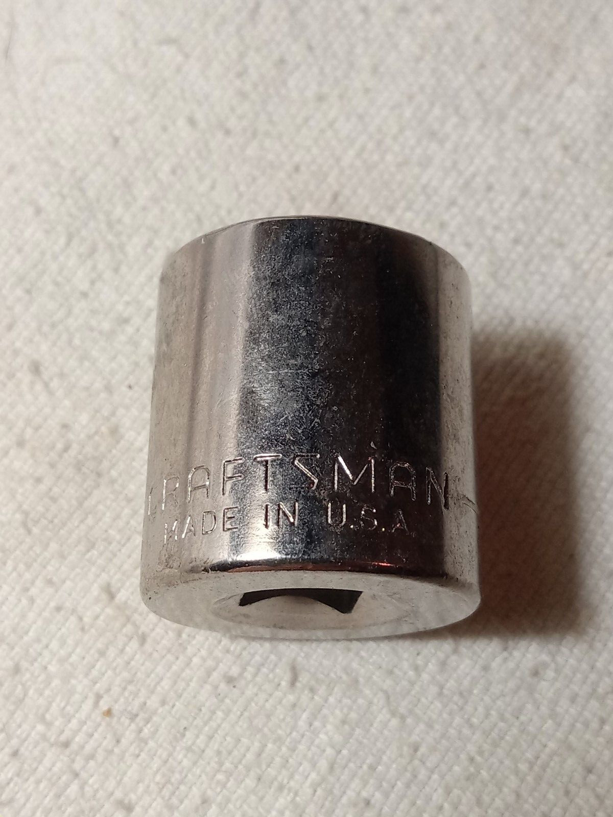 Craftsman 3/8" Drive 13/16" 6 Point Shallow Socket G1 43008 USA