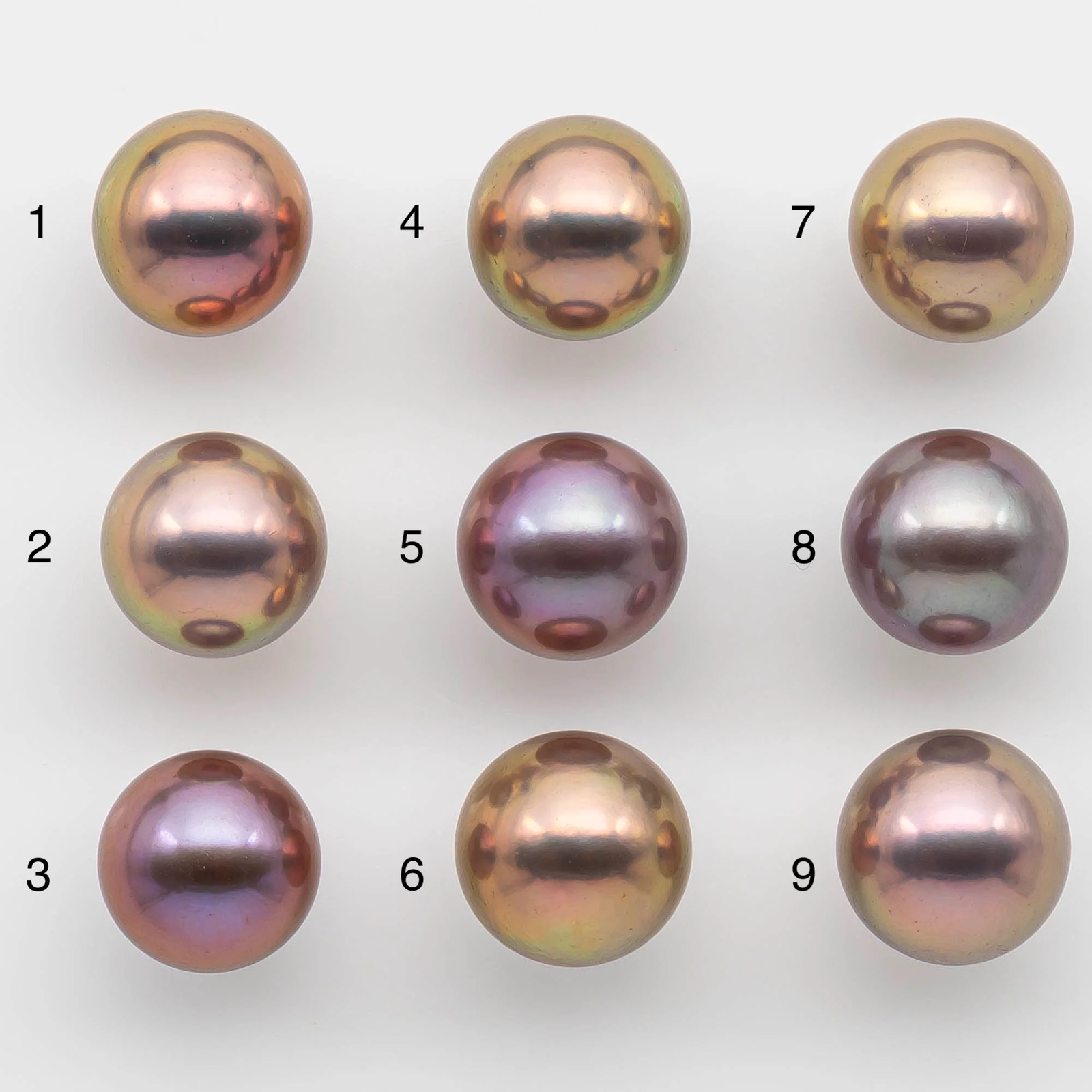 13-14mm Single Edison Pearl in Natural Colors and High Lusters Undrilled Round