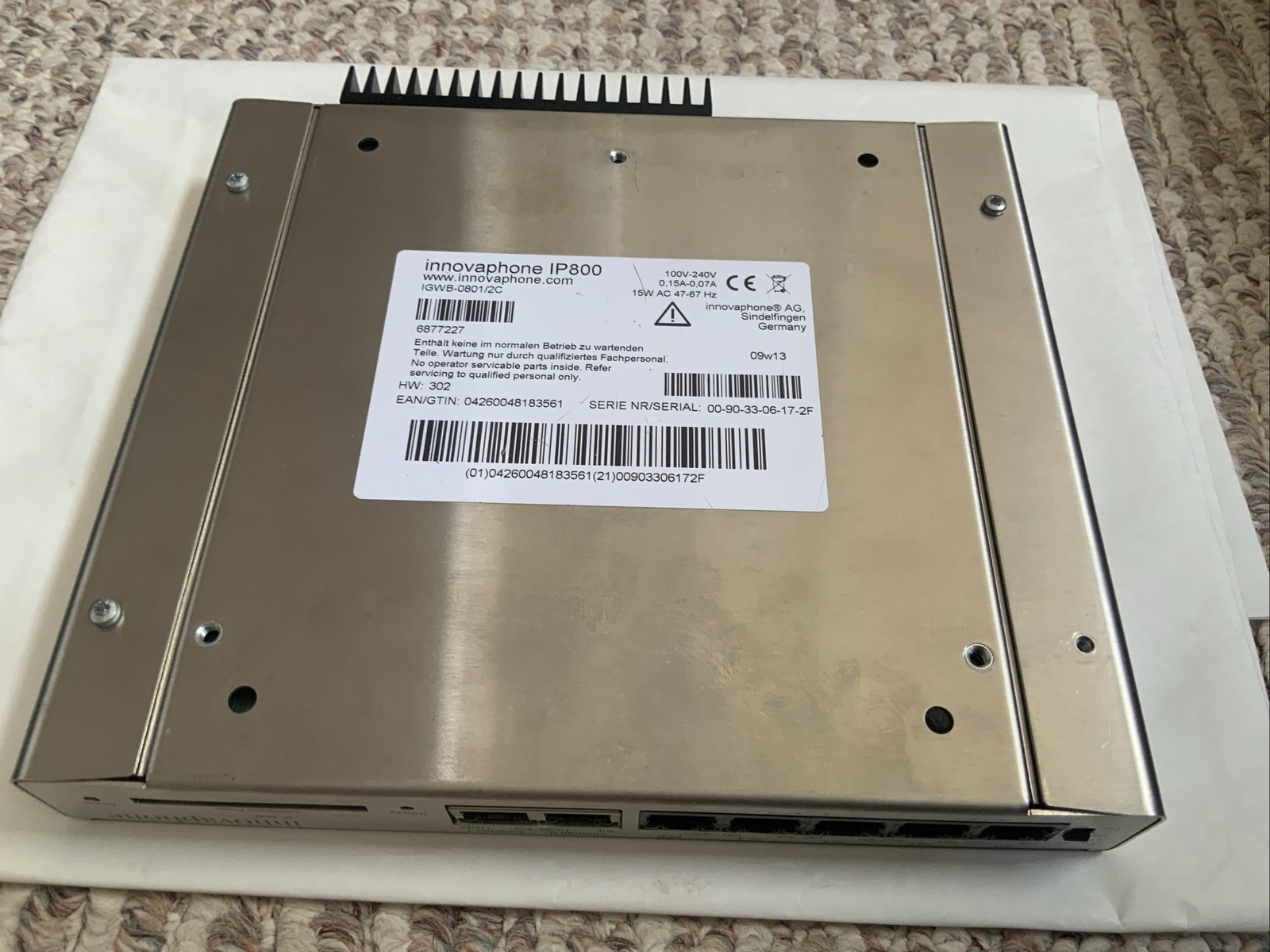 Innovaphone IP800 Gateway/Gatekeeper