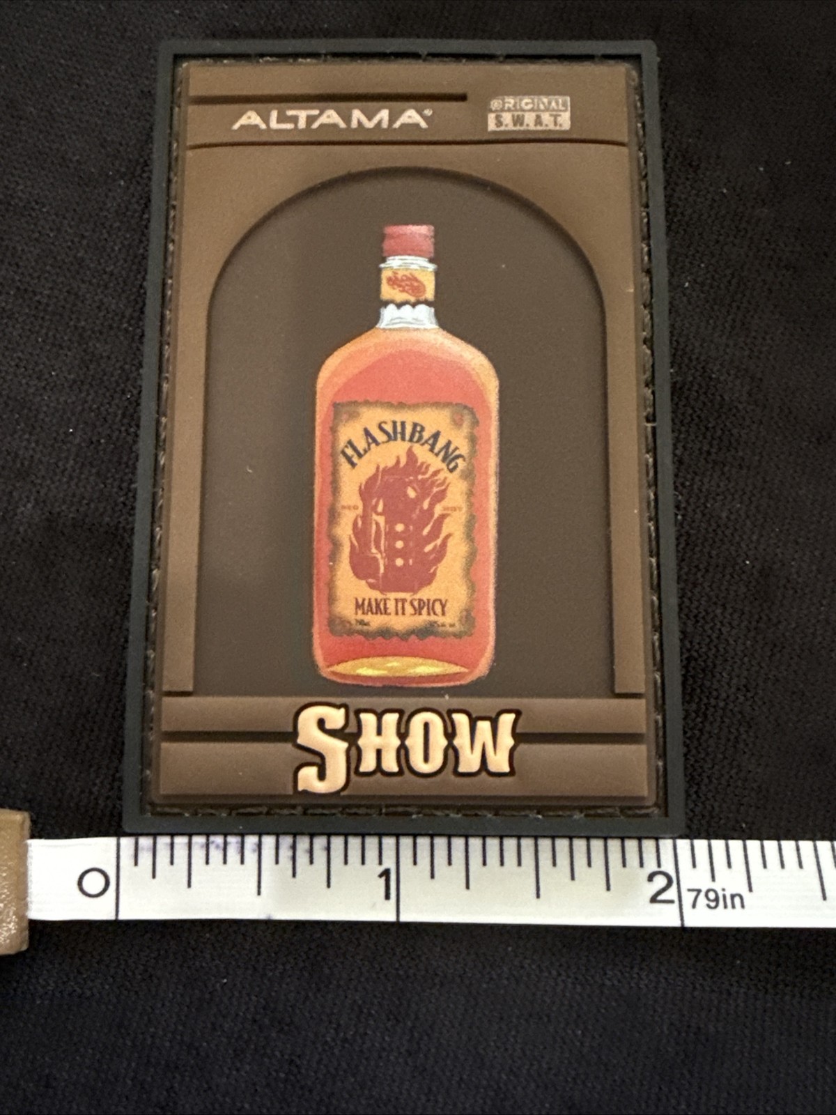 Shot Show 2026 Altama Original SWAT Flashbang PVC Hook Loop 3” Tactical Patch