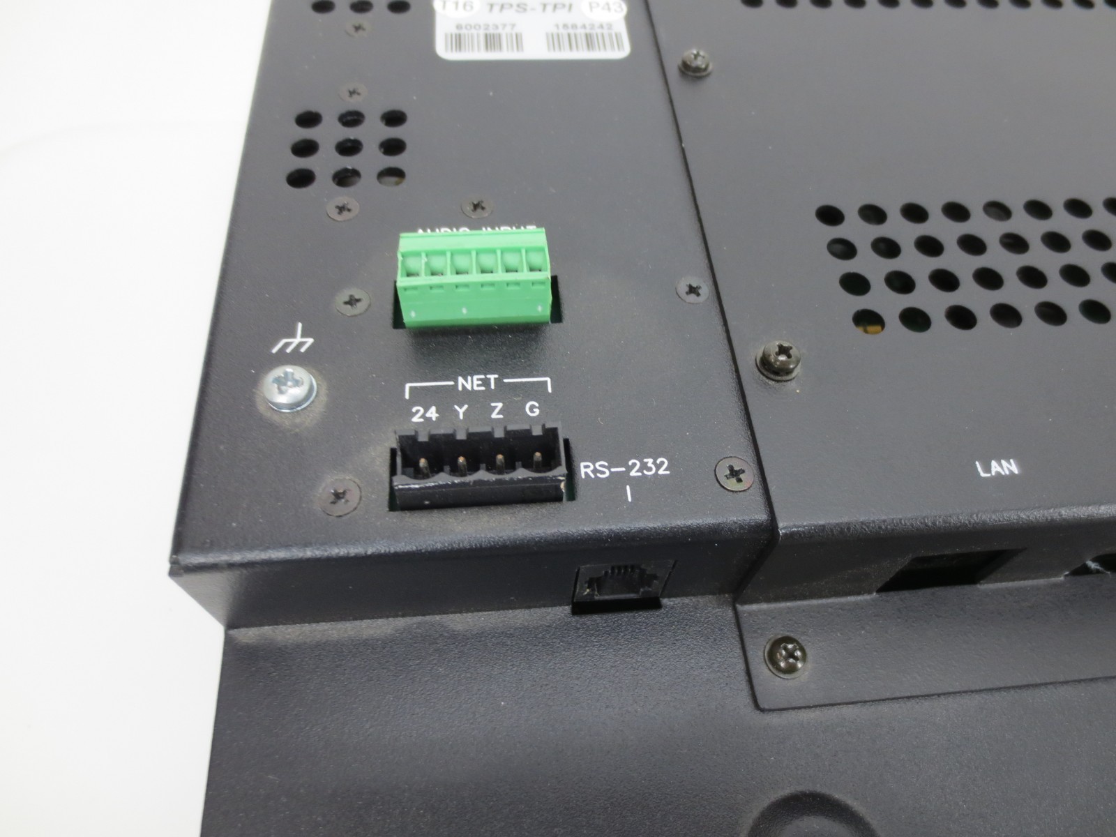 Crestron TPS-TPI 6002377 Isys Touchpanel Interface