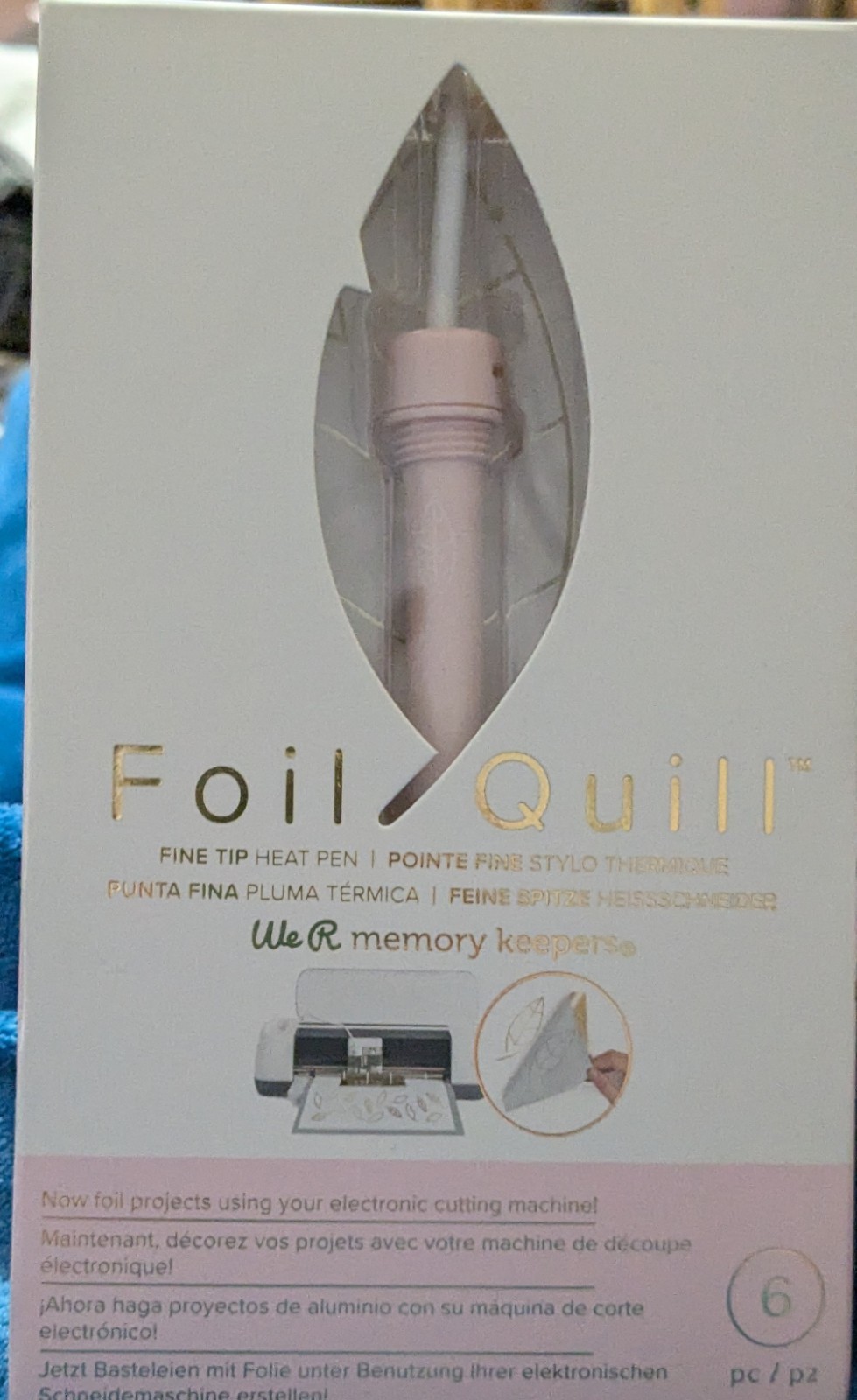 We R Memory Keepers Foil Quill Fine Tip Heat Pen - Pink
